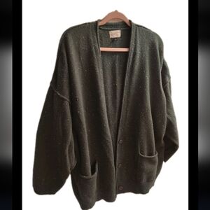 Universal Thread And I 100% Cotton Spring  Green Women's 3X Cardigan